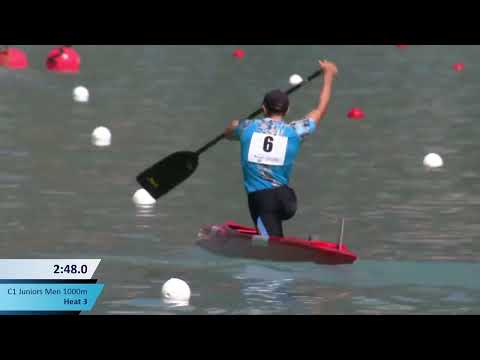C1 Junior Men's 1000m Heat 3 / 2023 ICF Canoe-Kayak Sprint Junior & U23 World Championships Auronzo
