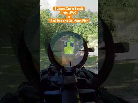 Budget Optic Battle. LPVO vs Red Dot and Magnifier. Holosun Sig PSA