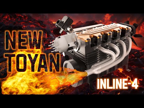 Fire Up The TOYAN FS-L400BGC Gasoline Engine | EngineDIY