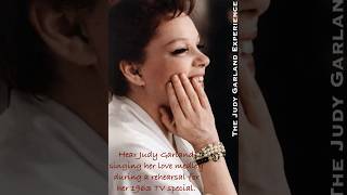 JUDY GARLAND  rehearsal recording  LOVE MEDLEY 1963 This Can't Be Love / Almost Like Being in Love