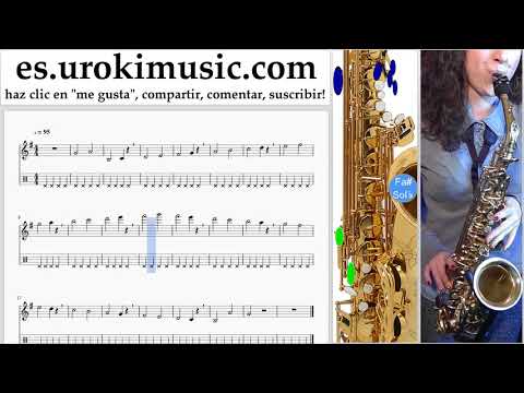 Tutorial de Saxofon (tenor) Carlos Vives, Sebastian Yatra - Robarte un Beso Clases Notas Parte#1 um
