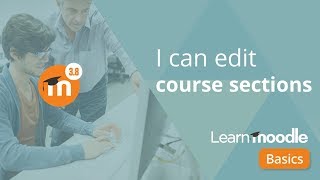 Editing course sections
