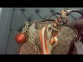 COACH COMPASS 35 IN Tan Brown Signature Print Orange Blossom 🍊🌼🍊🌼🍊🌼