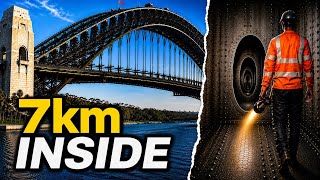 7km of Tunnels INSIDE the Sydney Harbour Bridge