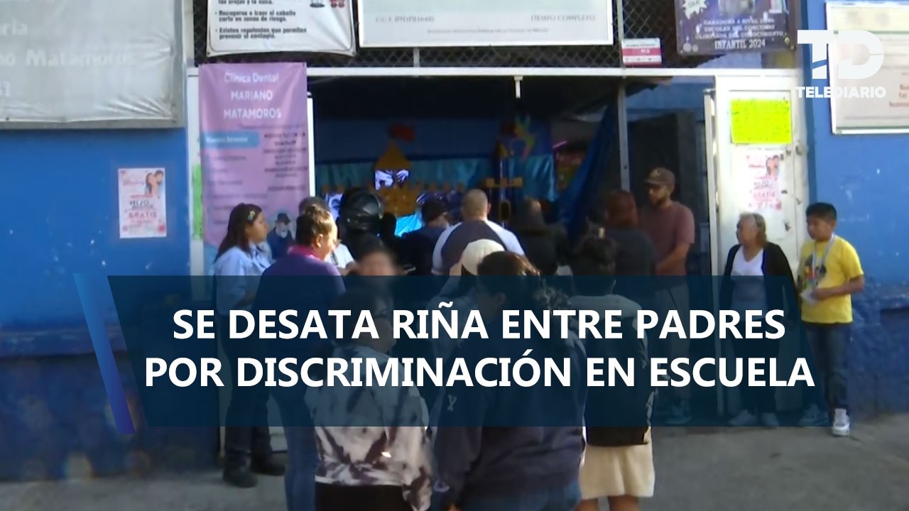Padre de familia desata riña en colegio por presuntos actos de discriminación contra sus hijos