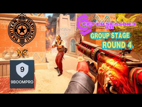 CCT EU SEASON 3 #11 | GROUP STAGE | PARTIZAN vs 9BOOMPRO | BO3 | CS2