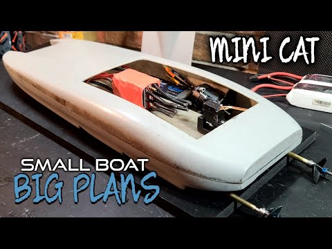 Twin Motor Rc Catamaran Build Part 1 - Model Ships Ahoy 21" Catamaran