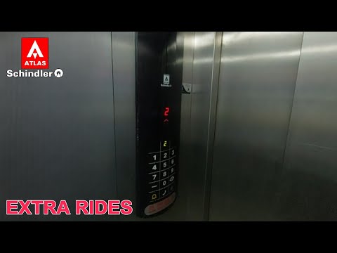Extra Rides: Atlas Schindler Smart MRL Traction Elevator - Furniture Mag., Downtown - MG, BR