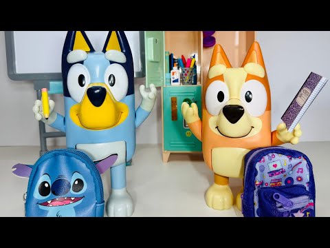 Bluey & Bingo’s First Day of School Bluey Toys Back to School🎒