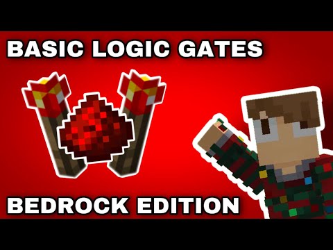 Basic logic Gates |  | Learning Minecraft Bedrock Edition Redstone Series Ep 5