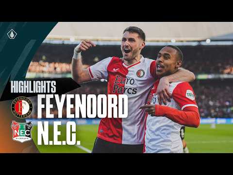 Feyenoord Rotterdam 1-0 NEC Eendracht Combinatie N...