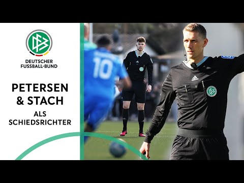 Wenn Bundesligaspieler zu Schiedsrichtern werden! - Nils PETERSEN & Anton STACH pfeifen Bezirksliga