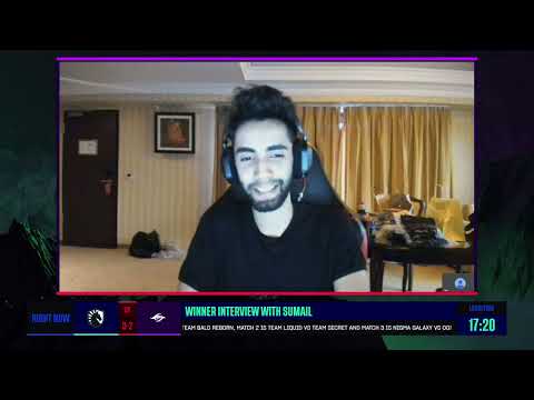 Sumail Interviews After Being Back to Carry Role  Team secret VS team Liquid Dota 2 DPC 2022