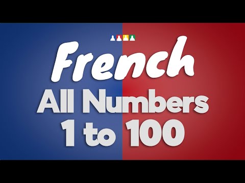 Count in French 1-100 | French vs. English Language | Count Up to 100 in French