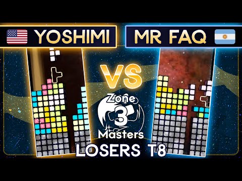 Zone Masters 3 - Yoshimi Vs. Mr. FAQ - Losers Top 8 Tetris Effect Connected Tournament