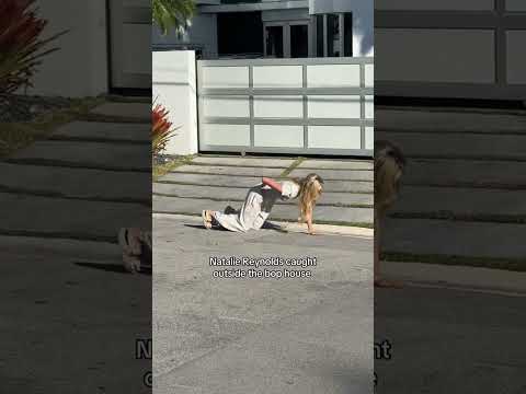 Natalie Reynolds has been caught outside the bop house.... #fyp #bophouse #nataliereynolds #shorts