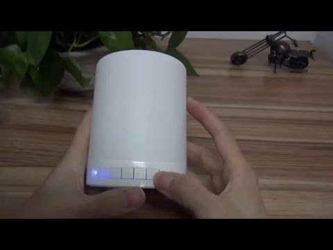 SL13 Dimmable Touch Control Lamp Speaker Unpack