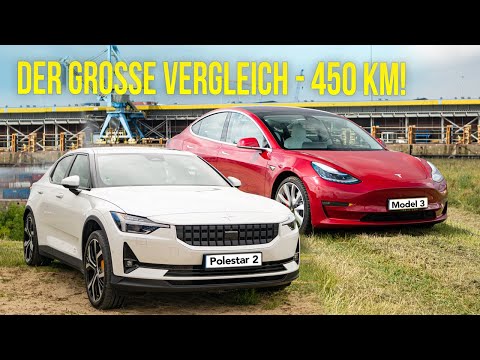 POLESTAR 2 vs TESLA Model 3 LR - Langstrecke von Hamburg nach Köln!