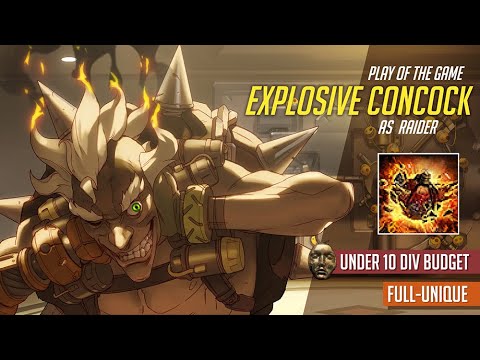 【10 Div Full-Unique】*No Flask Consume* Pure Fire Explosive Concock blasting the End Game! 3.21