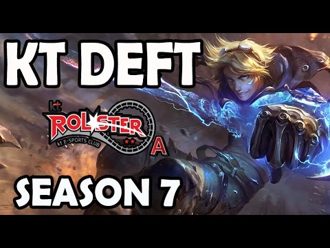 KT Deft plays EZREAL vs JHIN ADC Ranked Challenger Korea