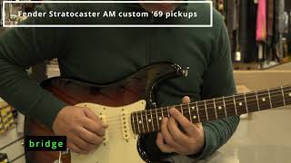 Video thumbnail for Fender Custom Shop Pickups '69 Strat set by Live Music - Instrumentos Musicais