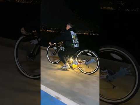 Basik bisiklet sürme #bisiklet #modifiye #sahil #sürüş #yol