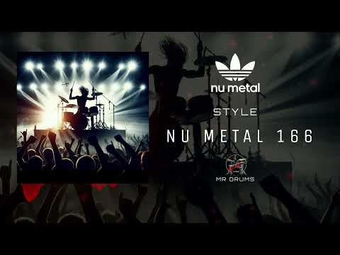 Nu Metal Drum Track | Nu Metal Style | 166 BPM