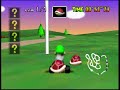 Luigi Races Rainbow Road N64 Special Cup Gameplay 150cc Mario Kart 64