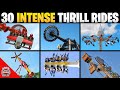 Top 30 Most INTENSE Thrill Rides On Earth INSANE