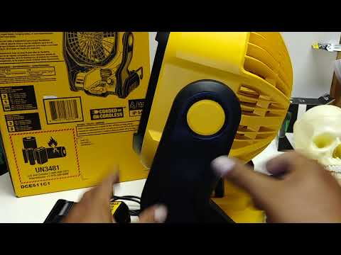 DEWALT 20 Volt Max Jobsite fan kit DCE511C1 review