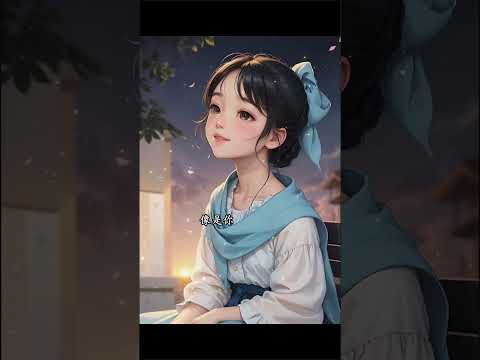 你说翻越那座天空，会有谁在等着我&hellip;漫画女孩 治愈系 动漫美图 漫画 美图分享
