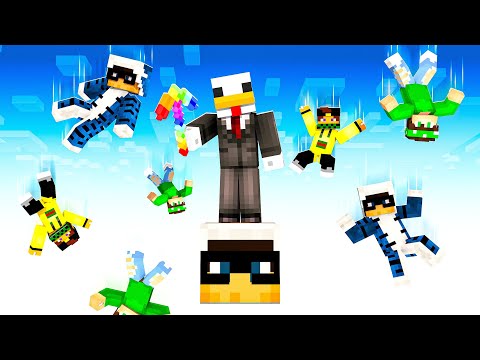 SOPRAVVIVO SOPRA UN SOLO BLOCCO DEGLI YOUTUBERS - MINECRAFT ITA