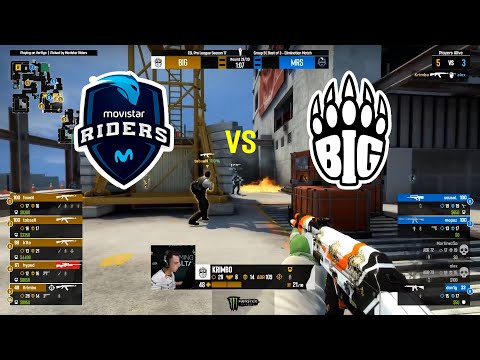 Movistar Riders vs BIG | Highlights | ESL Pro League 17 | Group B