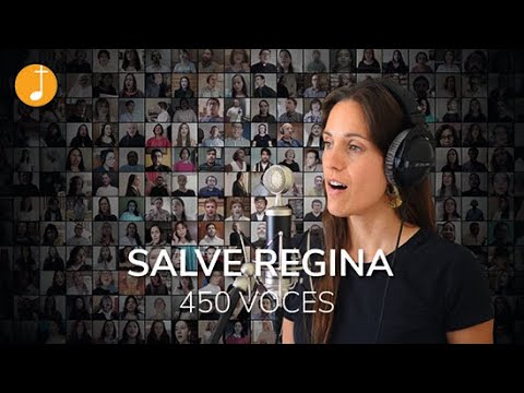 Salve Regina (simple tone) | 450 voices – virtual choir | Catholic Music