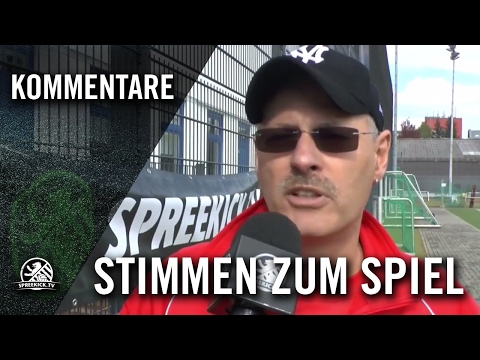 Volker Pusbatzkies (BFC Preussen II) und Michael Böhme (VfB Hermsdorf) - Die Stimmen