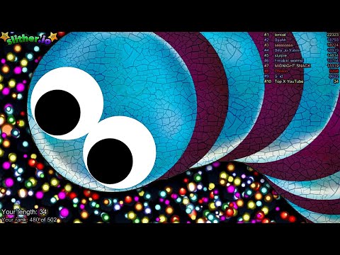 Slither.io A.I. Epic Skin Slitherio Best Gameplay - Pennywise Skin - Slither.io Vip - World  record