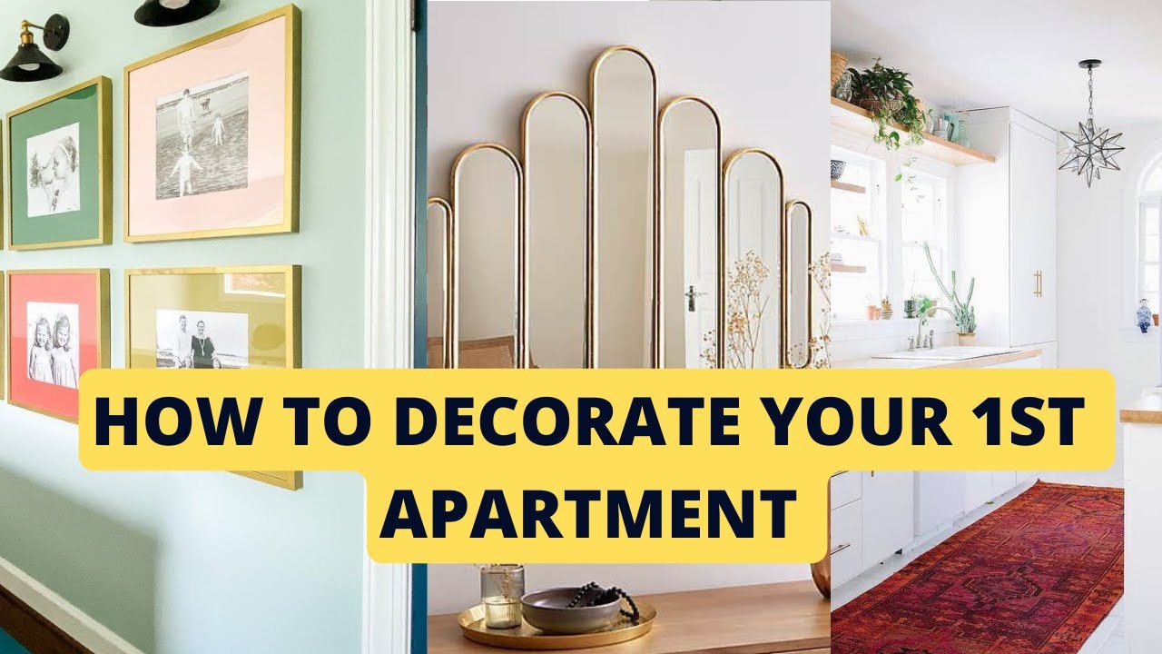 How to decorate your 1st Apartment | Home Decor