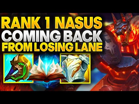 How to comeback from a losing lane as Nasus vs Sett | Carnarius | League of Legends