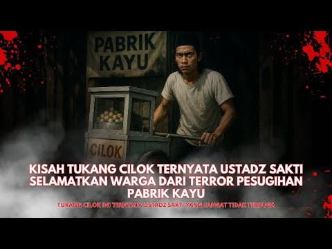 KISAH TUKANG CILOK TERNYATA USTADZ SAKTI SELAMATKAN WARGA DARI TERROR PESUGIHAN PABRIK KAYU