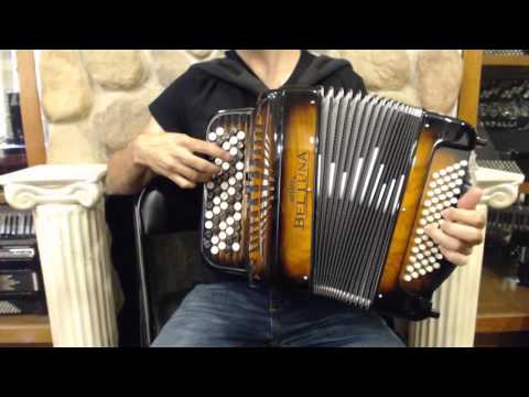 BELTSTUIIK - Sunburst Wood Beltuna Studio II K Chromatic C System 5 Row MM 62 60 $3995