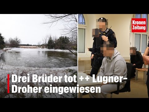 Drei Brüder tot im Teich ++ Lugner-Droher eingewiesen | krone.tv NEWS SHOW
