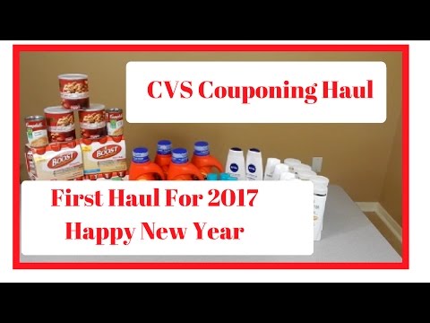 CVS Couponing Haul | First for 2017 | 1/1/2017