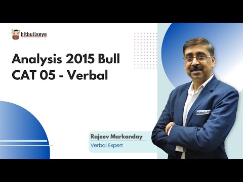 Analysis 2015 Bull CAT 05 - Verbal