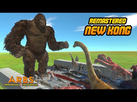 KONG (Remastered) DEATH RUN - Animal Revolt Battle Simulator