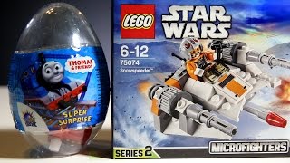 Lego StarWars MicroFighters Snowspeeder 75074 - Thomas and Friends Surprise Egg
