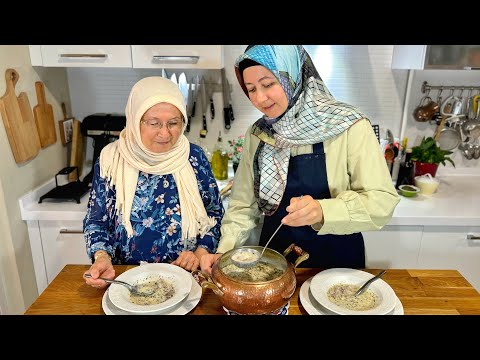 Authentic Turkish Dish "Yuvalama" From Famous Gaziantep! Cooking Regional Dishes With Mom EPS3