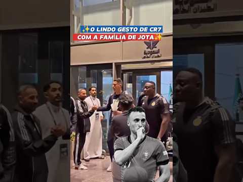 Cristiano Ronaldo's beautiful gesture towards Diogo Jota's family 🥲 #diogojota #cr7 #football #po...