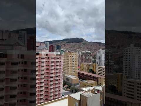 Colourful Sopocachi in La Paz Bolivia #shorts #bolivia #lapaz #cordillera  #guayusa #deathroad