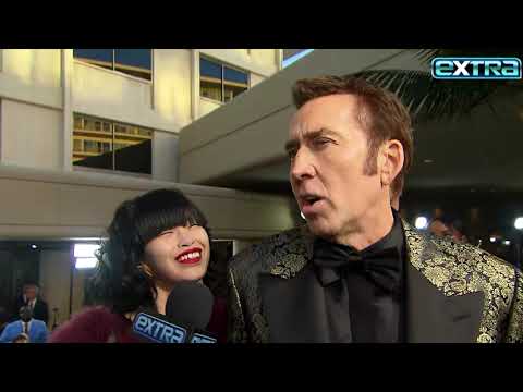 Nicolas Cage on His EPIC 60th Birthday at the Golden Globes! (Exclusive)