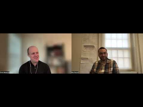 Nick Zufelt and AI expert Chris Meserole ’98